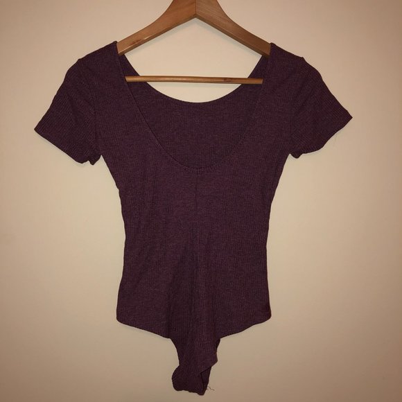 Subdued Amsterdam Purple Body Suit NWOT - Picture 3 of 9